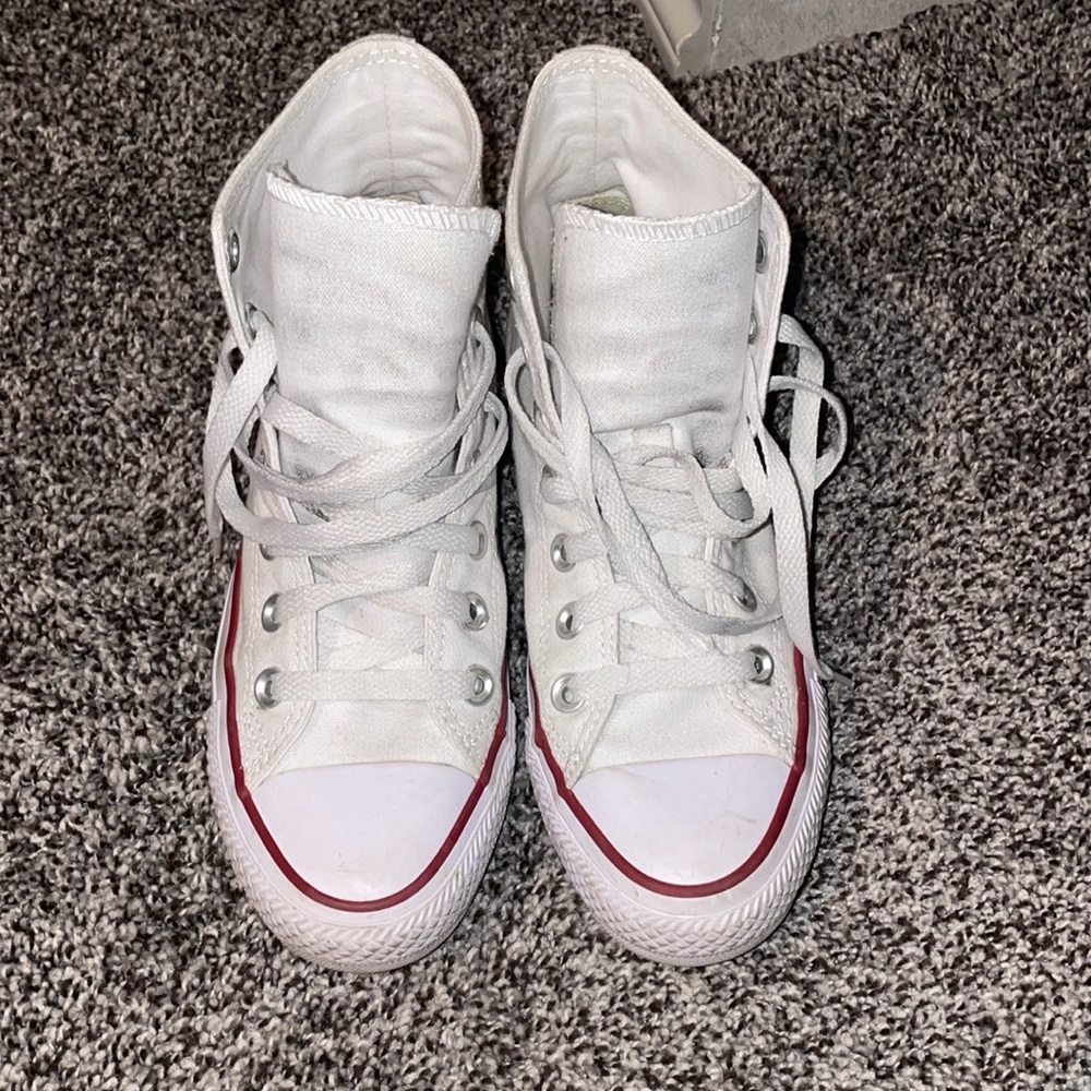 White high top converse